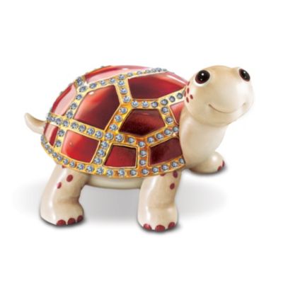 Buy Ruby Radiance Turtle Music Box: Unique Musical Turtle Art