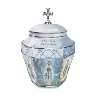Hail Mary Prayer Music Box: Christian Religious Gift