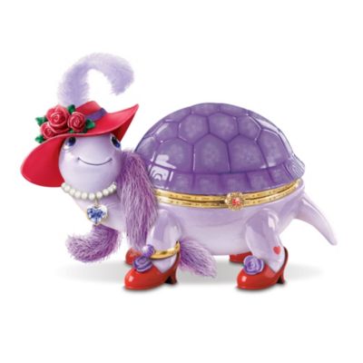 Red Hot Hattie Collectible Turtle Music Box