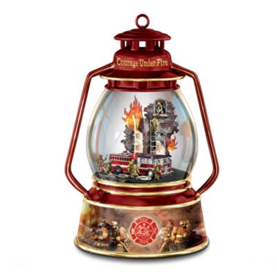 Courage Under Fire Collectible Firefighter Tribute Lantern