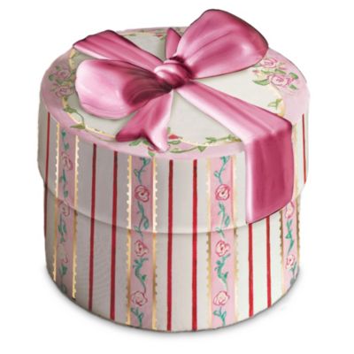 Few things are as everlasting as the bond between mother and daughter. From the day you brought her home, you have loved her and nurtured her, helping her to grow strong. You have shared secrets, hugs and tears of sorrow and joy. A mother and daughter collectible music box, featuring delicate flowers, stripes and gold embellishments, is the perfect memento of this love.Now, you can share in the timeless bond that mothers and daughters enjoy in a charming porcelain collectible music box exclusively from Ardleigh Elliott. Strong demand is expected for this delightful mother and daughter collectible, that makes the perfect gift for daughter. Order now!