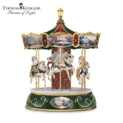 Thomas Kinkade Victorian Christmas Carousel