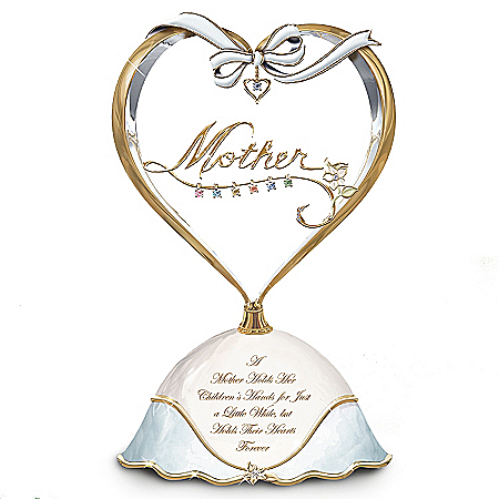 Mother’s Heart Personalized Birthstone Music Box For Mom