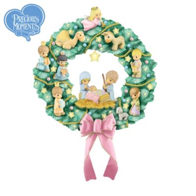 Precious Moments Nativity Wreath
