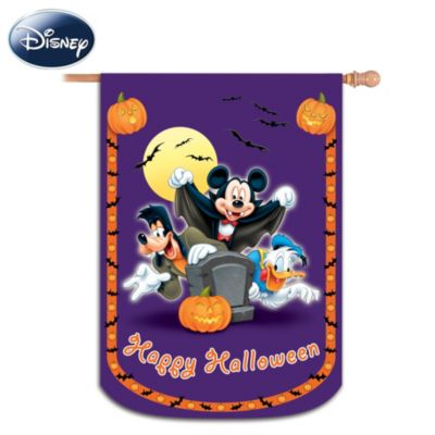 Mickey And Friends Happy Halloween Decorative Flag