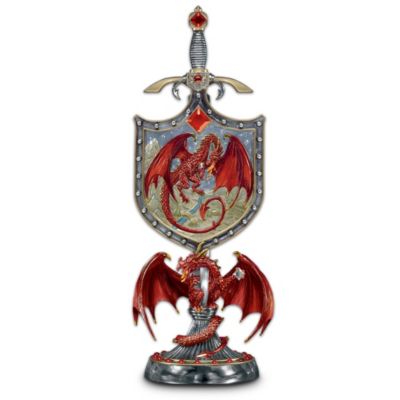 Draco Collectible Red Dragon Medieval Figurine