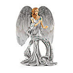 Heavenly Hands That Heal Collectible Purple Angel Figurine