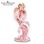Thomas Kinkade Angel Of Hope Breast Cancer Charity Figurine