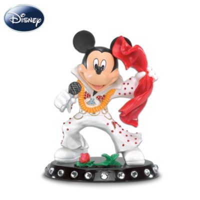 Buy Disney Mickey Mouse And Elvis Collectible Figurine: Jumpsuit Salute