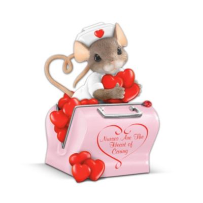 Charming Tails Nurses Are The Heart Of Caring Figurine: Gift For Nurses