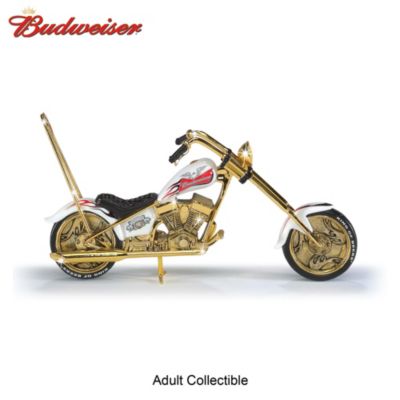 King Of The Open Road - Collectible Budweiser Motorcycle Figurine