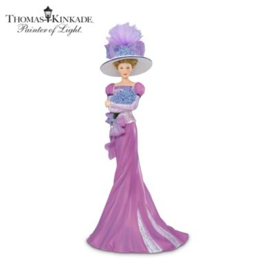 Thomas Kinkade Promise In Purple Figurine