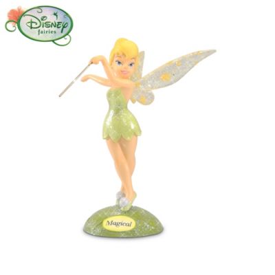 Disney Tinker Bell Magical Figurine With Sparkling Crystalline Wings