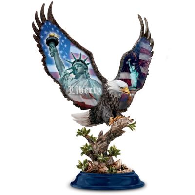 Love For Lady Liberty Eagle Figurine