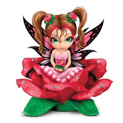 Ravishing Rosetta Flower Fairy Figurine