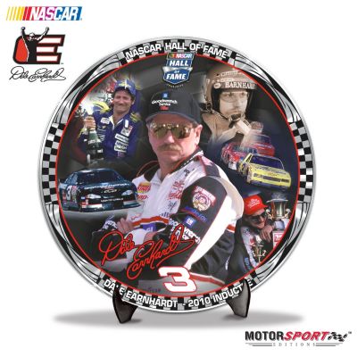 The Dale Earnhardt 2010 NASCAR Hall Of Fame Inductee Collector Plate