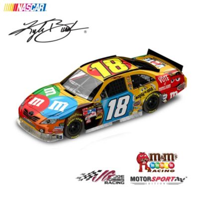 Kyle Busch No. 18 M&M'S Vote 2010 NASCAR Sprint Cup Collectible Diecast Car