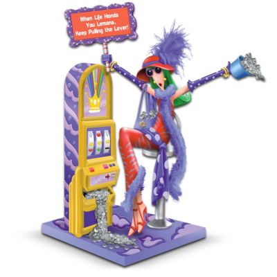 Dolly Mama's When Life Gives You Lemons, Keep Pulling The Lever Figurine