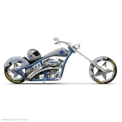 "Dallas Cowboys ""Cruising With America's Team"" Motorcycle Figurine"
