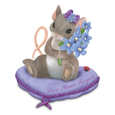Charming Tails Alzheimer's Research Support "Love Never Forgets" Figurine
