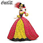 An Imperial Choice Coca-Cola Girl With Peter Carl Faberge-Style Gown Figurine