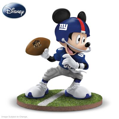 Disney NFL New York Giants Quarterback Hero Mickey Mouse Figurine