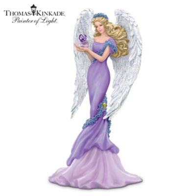 Thomas Kinkade Alzheimer's Support Angel Figurine: Caring