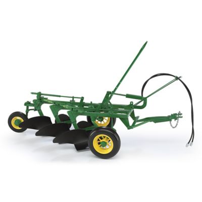John Deere #55 3-Bottom Plow Diecast Tractor Accessory