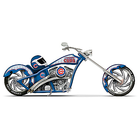 MLB Chicago Cubs Motorcycle Figurine: Home Run Racer