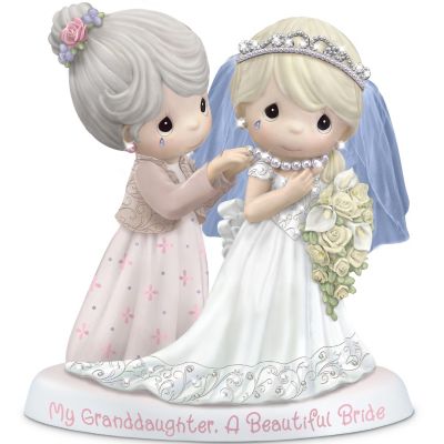 Buy Precious Moments Granddaughter Bride Figurine: My Granddaughter, A Beautiful Bride