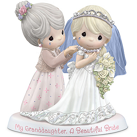 Precious Moments Granddaughter Bride Figurine: My Granddaughter, A Beautiful Bride