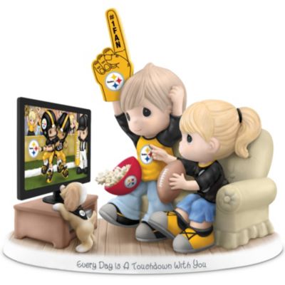Buy Figurine: Precious Moments Every Day Is A Touchdown With You Steelers Figurine