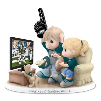 Buy Figurine: Precious Moments Every Day Is A Touchdown With You Eagles Figurine