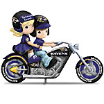 Buy Figurine: Precious Moments Gearing Up For A Season Baltimore Ravens Motorcycle Figurine