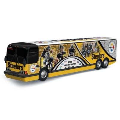 NFL Pittsburgh Steelers On The Road To Victory 1:43 Scale Bus