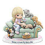 Buy Precious Moments Home Is Where My Cats Are Figurine