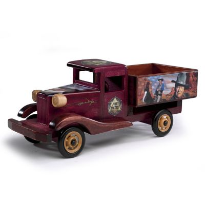 Buy The Route Of A Legend John Wayne Wood Truck Sculpture