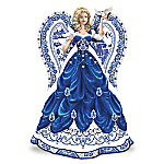 Buy Sparkling Blue Willow China Pattern Lady Figurine