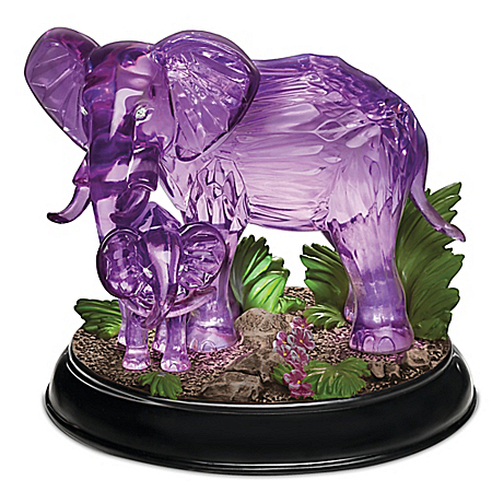 Mystical Enchanted Elephant Crystalline Figurine