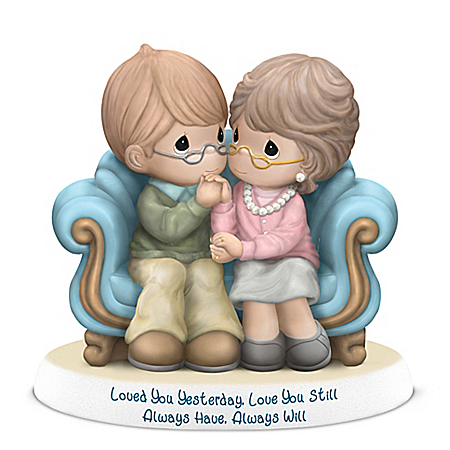 Precious Moments Loved You Yesterday Love You Still Porcelain Figurine
