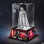 Buy STAR WARS Darth Vader Laser-Etched Glass Sculpture With Full-Color Display Base