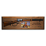 Buy John Wayne 1:1-Scale Rifle Tribute Wall Decor With Working Lock Mechanism, Movable Lever & Trigger