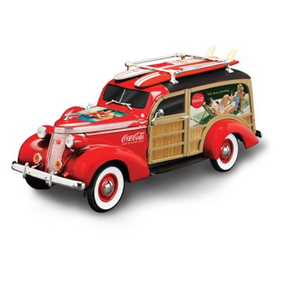 Buy 1:18-Scale COCA-COLA Cruising To Refreshment Woody Wagon Sculpture
