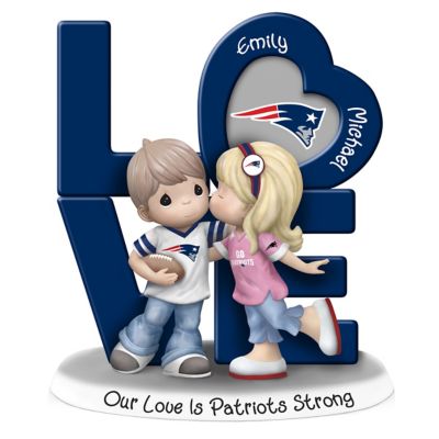 Buy Precious Moments Our Love Is New England Patriots Strong NFL Personalized Figurine
