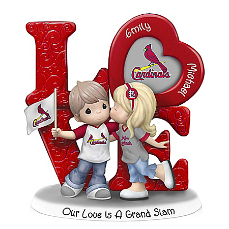 Precious Moments St. Louis Cardinals Personalized LOVE Figurine with 2 Names