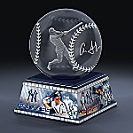 Buy New York Yankees Aaron Judge MLB Laser-Etched Glass Baseball Sculpture