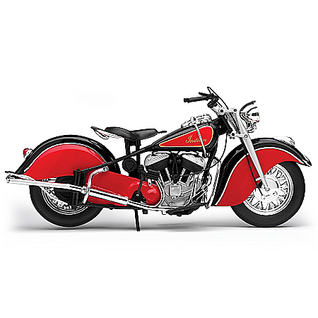 16-Inch 1948 Indian Chief Roadmaster Diecast Motorcycle