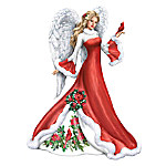 Buy Wintery Interlude Hand-Painted Angel Figurine