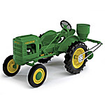 Buy 1:16-Scale John Deere Model L With Planter & Chain-Driven Pulley Diecast Tractor