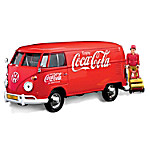 Buy On The Road With COCA-COLA 1963 Volkswagen Type 2 (T1) Diecast Cargo Van And Accessory Set